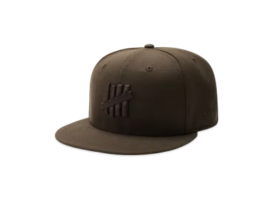 UNDEFEATED x New Era Monochrome Icon Fitted "Brown"