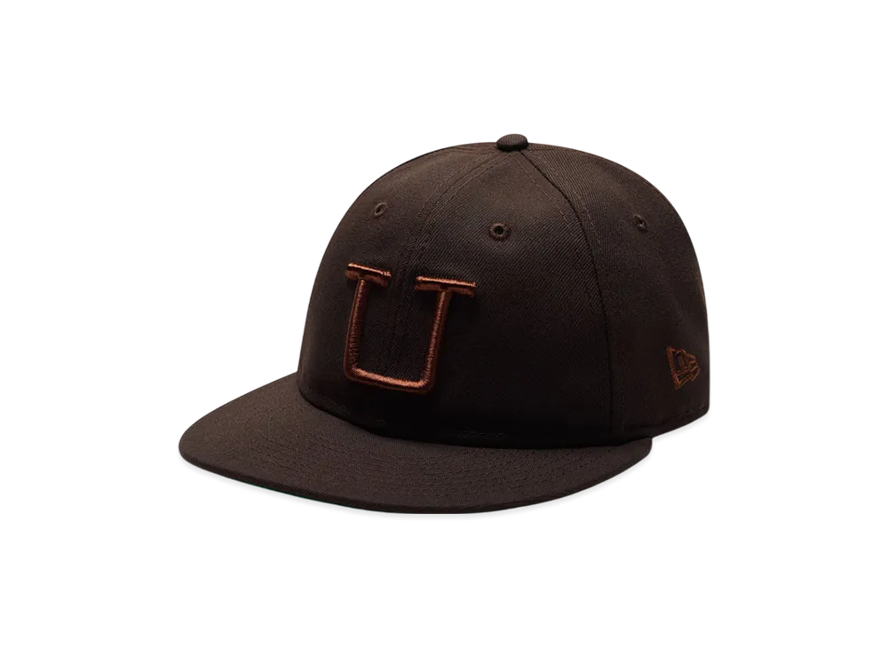 UNDEFEATED x New Era Big U Snapback "Brown"