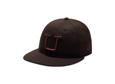 UNDEFEATED x New Era Big U Snapback "Brown"