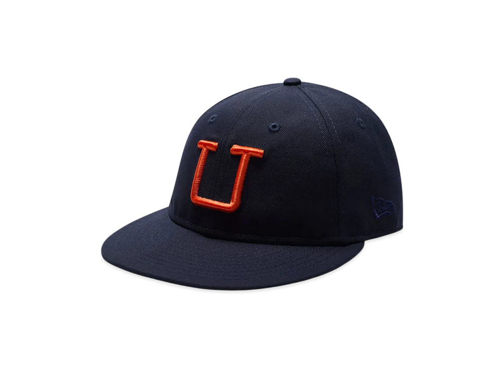 UNDEFEATED x New Era Big U Snapback "Navy"