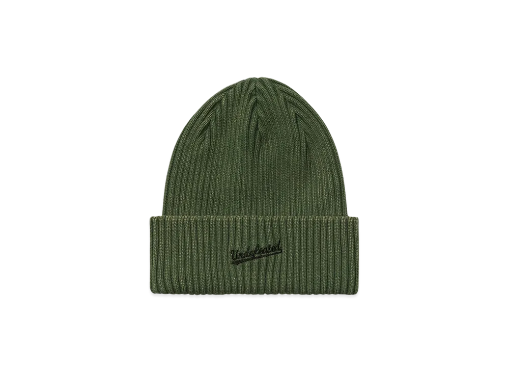 UNDEFEATED Cuffed Rib Beanie "Green"