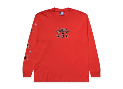 UNDEFEATED Stars & Strikes L/S Tee "Red"