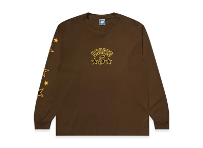 UNDEFEATED Stars & Strikes L/S Tee "Brown"
