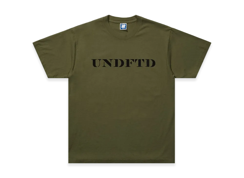 UNDEFEATED Stencil S/S Tee "Olive"