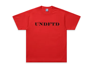 UNDEFEATED Stencil S/S Tee "Red"