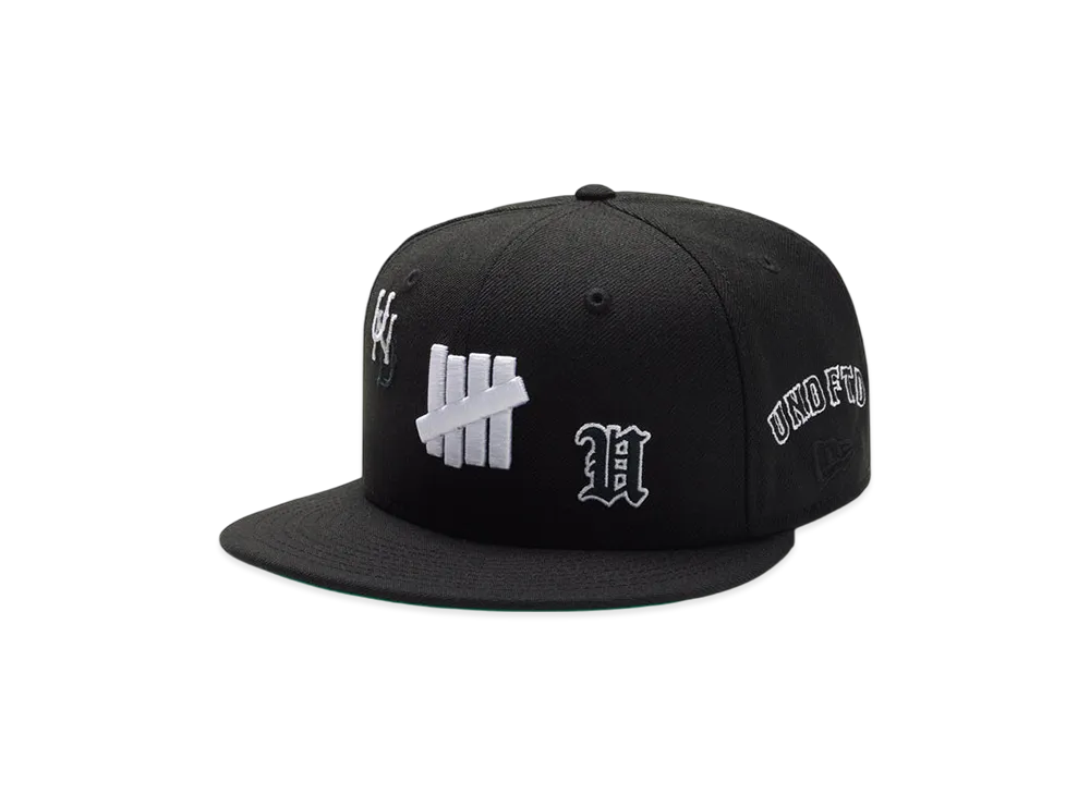 UNDEFEATED x New Era All Over Fitted "Black"
