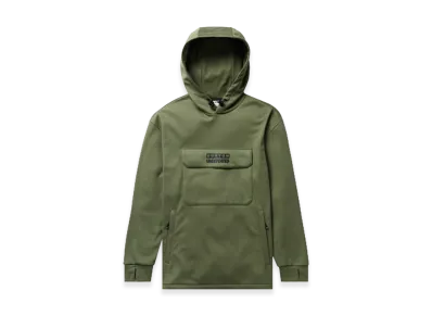 UNDEFEATED x BURTON Performance Hoodie "Olive"