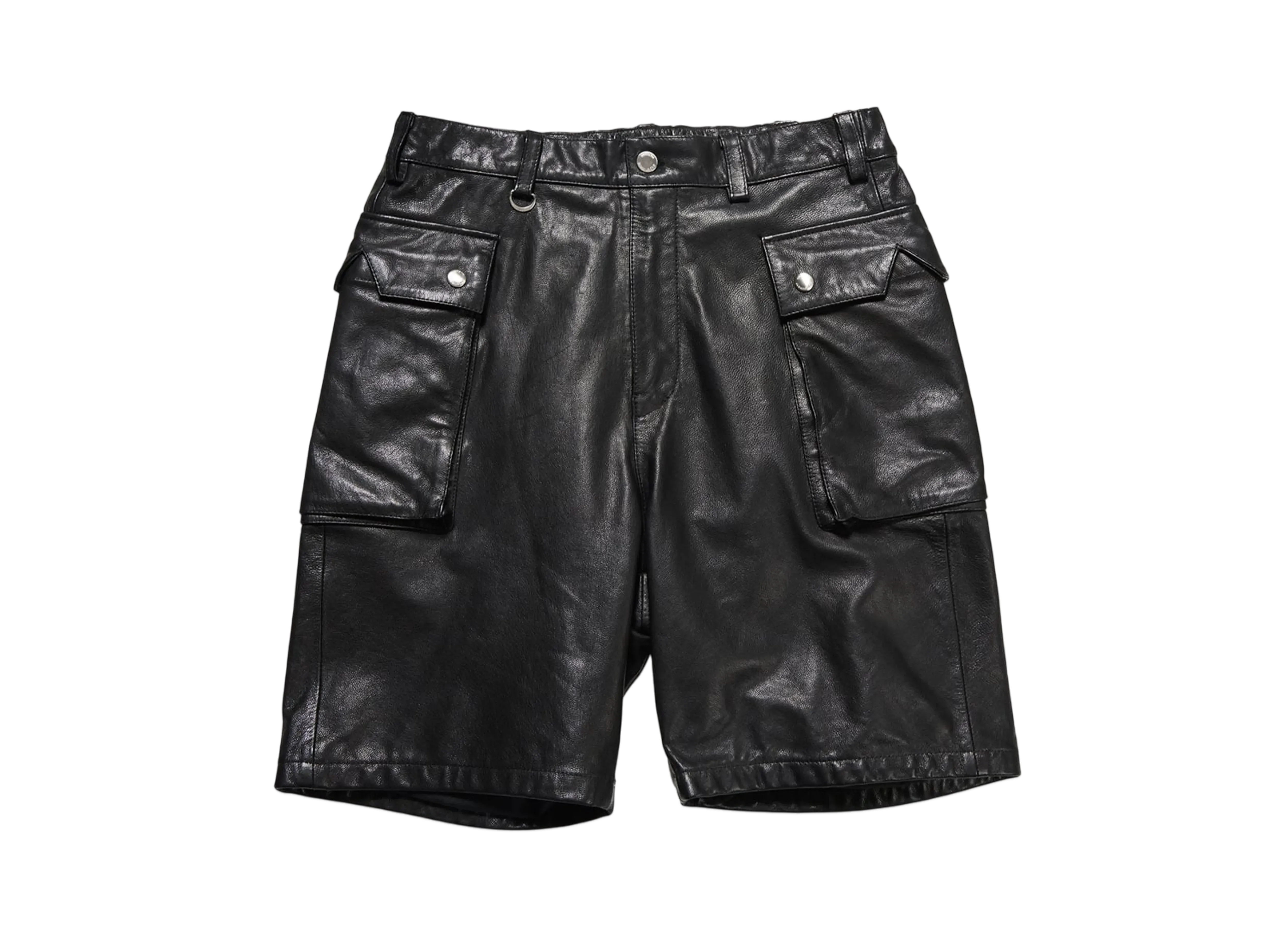 uniform experiment Leather Shorts "Black"