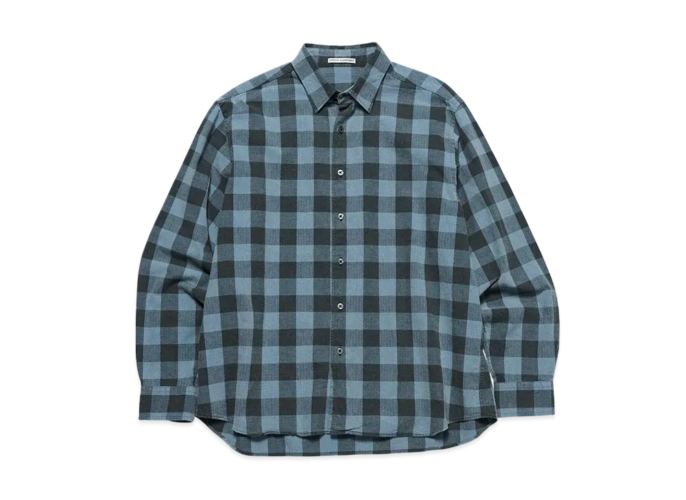 uniform experiment Fade Shirt "Black/Blue Check"