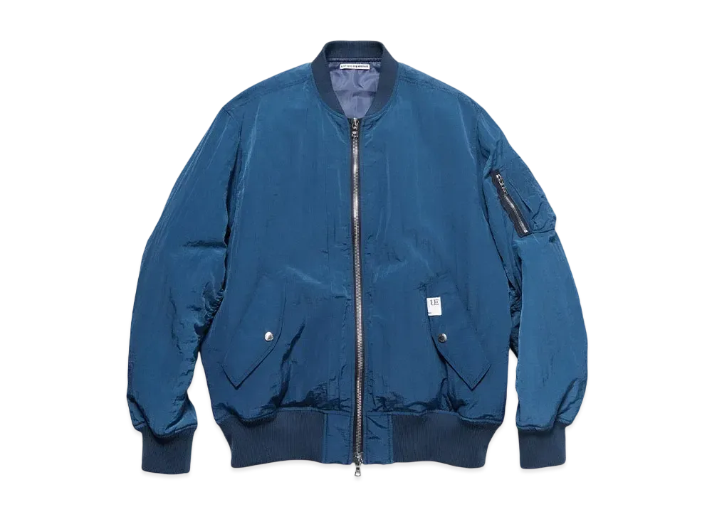 uniform experiment Crystal Nylon Flight Jacket "Navy"