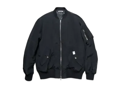 uniform experiment Crystal Nylon Flight Jacket "Black"