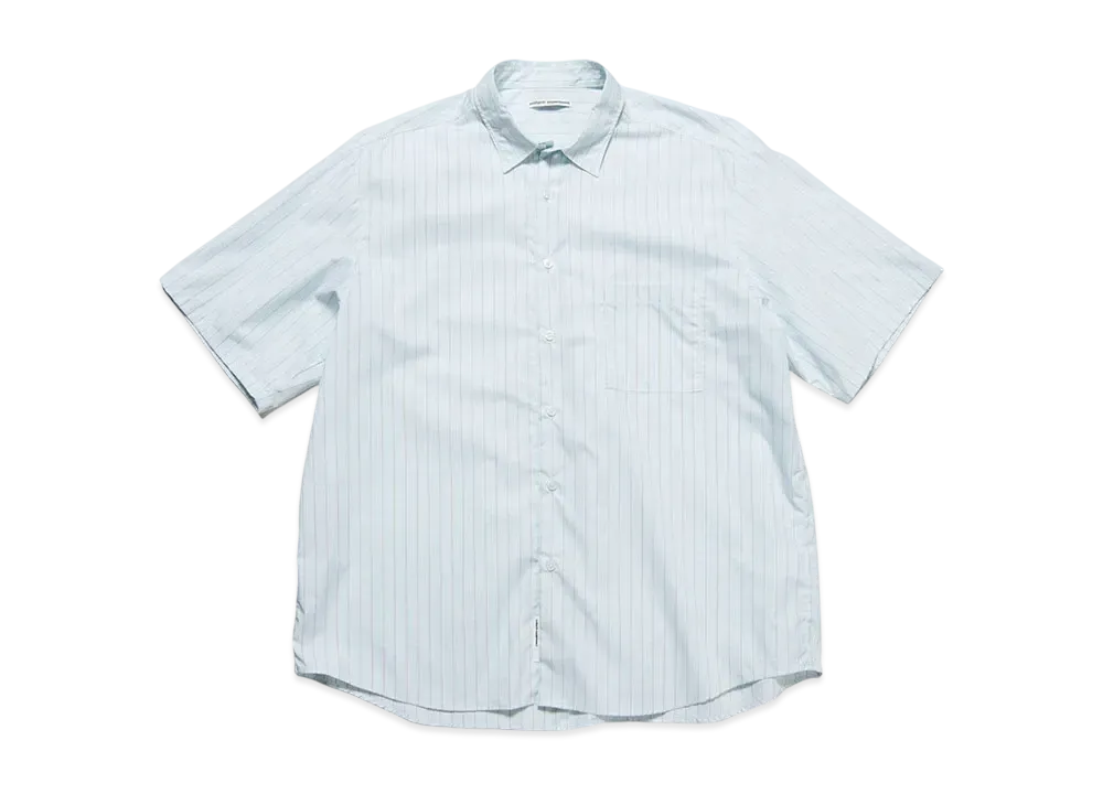 uniform experiment Stripe S/S Shirt "Light Blue"