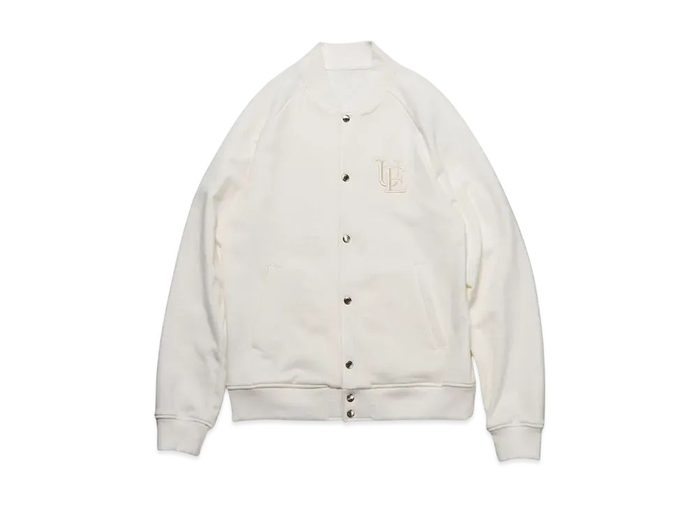 uniform experiment Sweat Varsity Jacket "White"