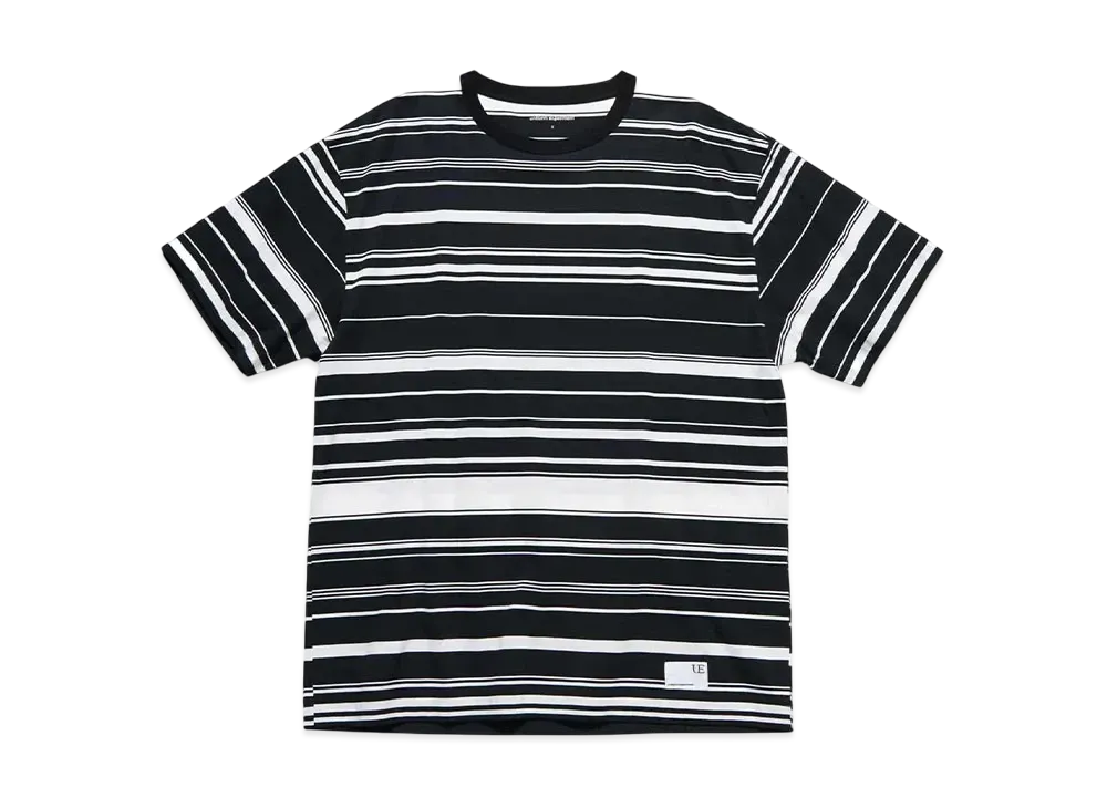uniform experiment Border Loose S/S Tee "Black/White"