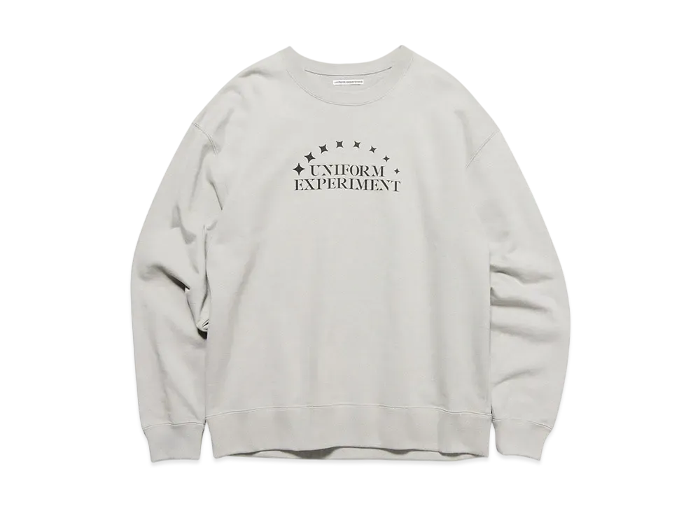 uniform experiment Stencil Logo Sweatshirt "Light Gray"
