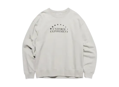 uniform experiment Stencil Logo Sweatshirt "Light Gray"