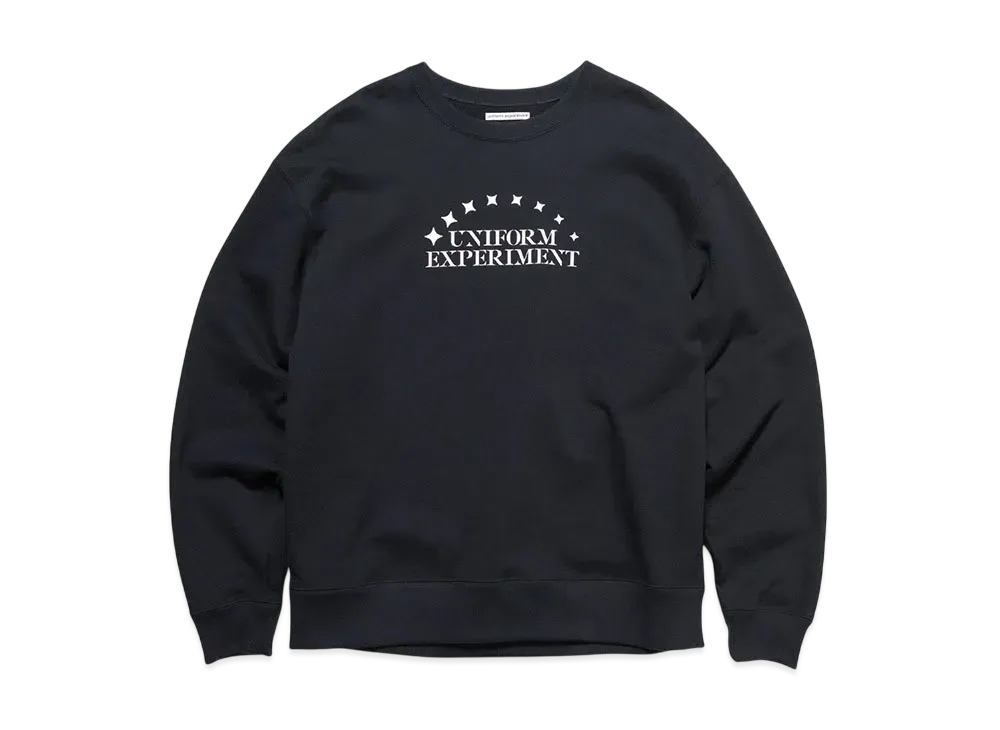 uniform experiment Stencil Logo Sweatshirt "Black"