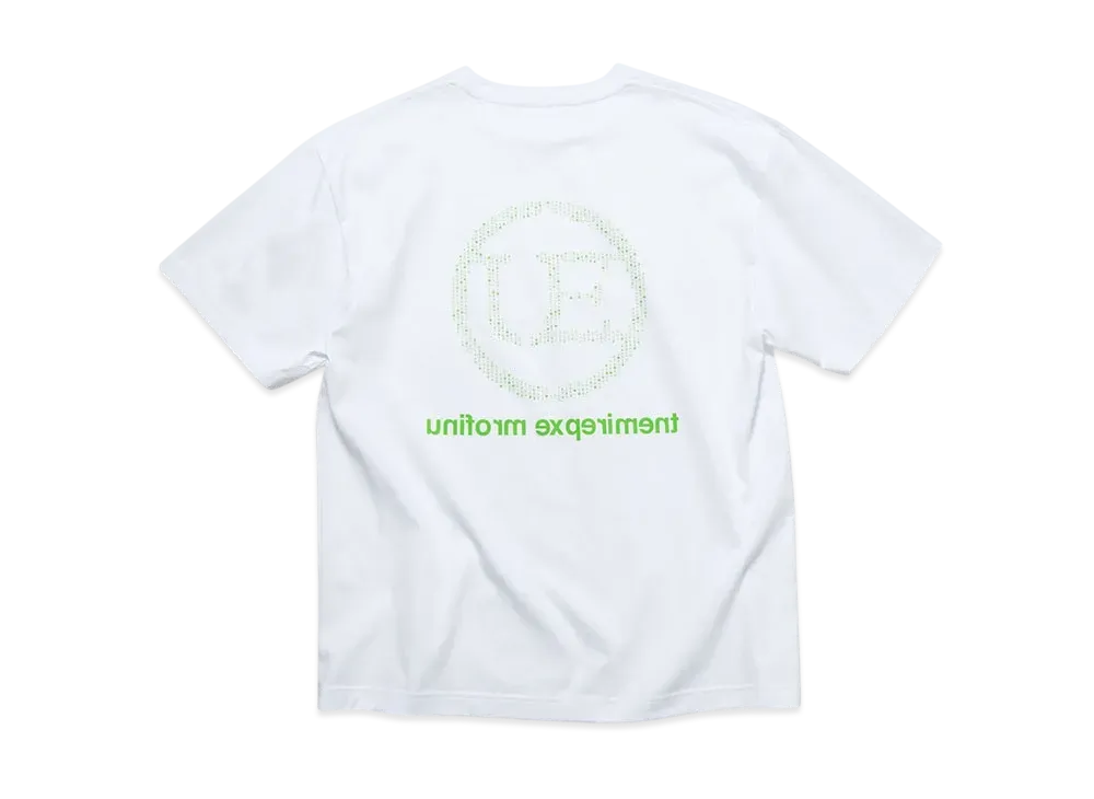 uniform experiment Code Logo Tee "White"