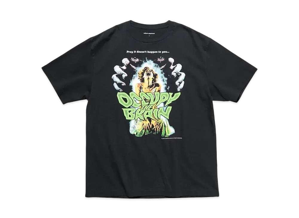 uniform experiment Occupy The Brain Tee "Black"