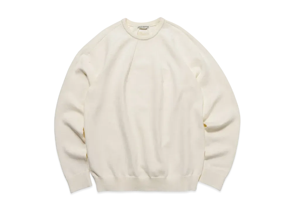 uniform experiment Plain Nordic Knit "White"