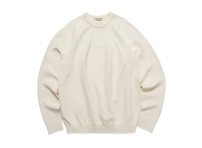 uniform experiment Plain Nordic Knit "White"