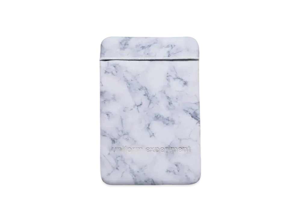 uniform experiment Marble Laptop Sleeve (L) "White"