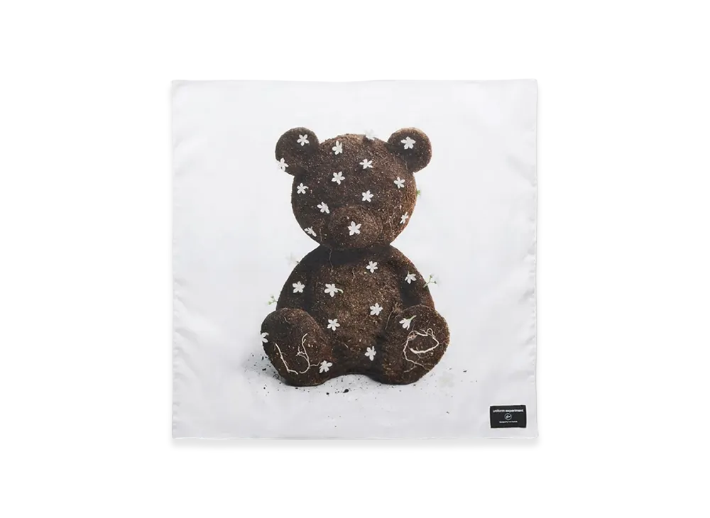 Uniform Experiment x Yuni Yoshida Mud Doll Handkerchief "White"