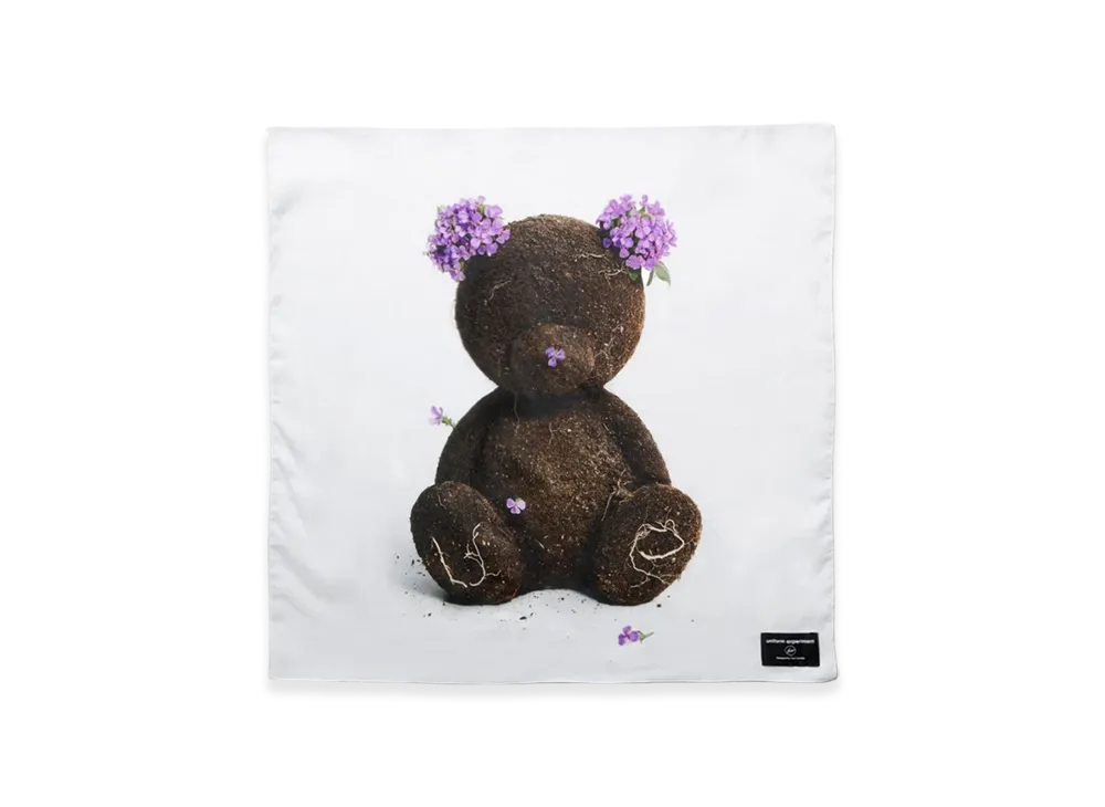 Uniform Experiment x Yuni Yoshida Mud Doll Handkerchief "White Purple"
