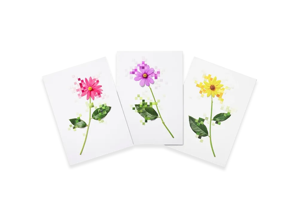 Uniform Experiment x Yuni Yoshida Flower Notebook Set "White"