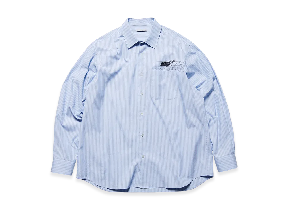 uniform experiment In-Process Print Shirt "Light Blue"