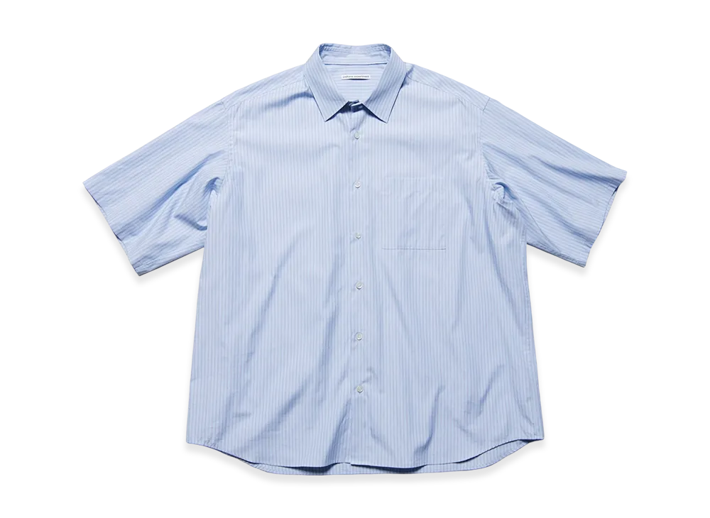 uniform experiment In-Process Print S/S Shirt "Light Blue"