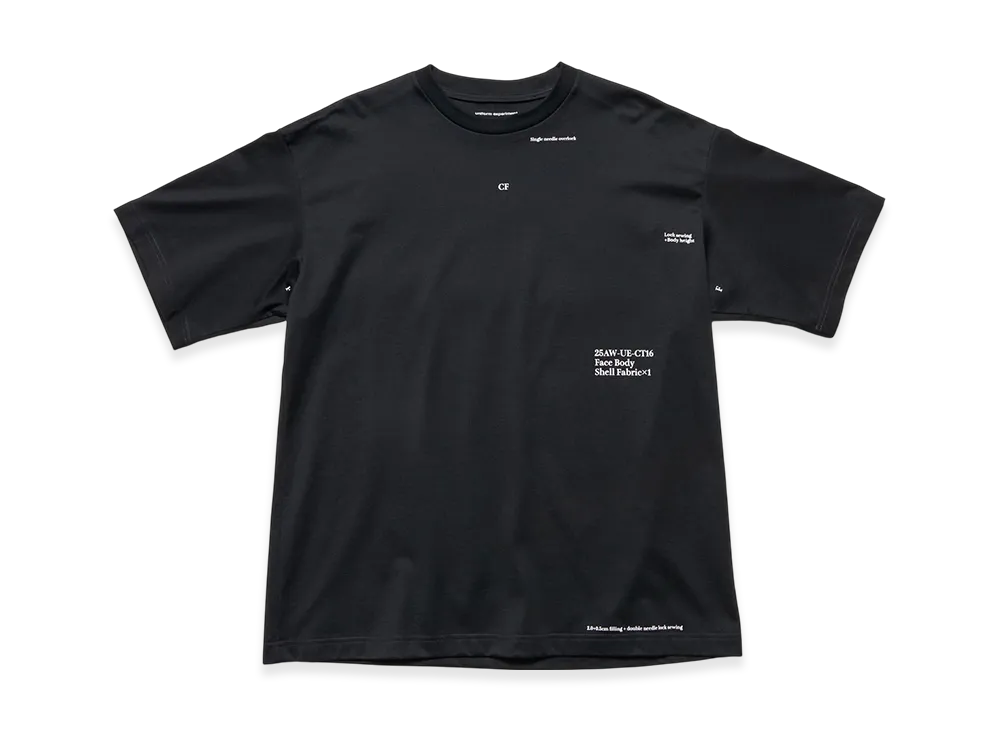 uniform experiment Map-Out Tee "Black"