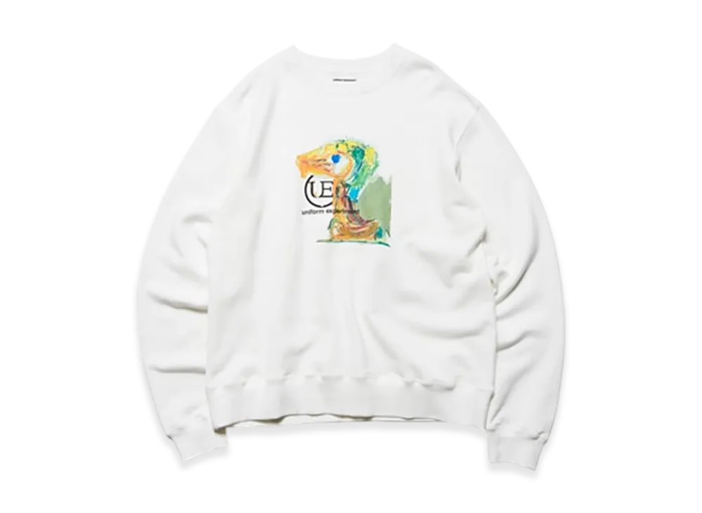 uniform experiment x Asger Jorn Landscape Sweatshirt "White"