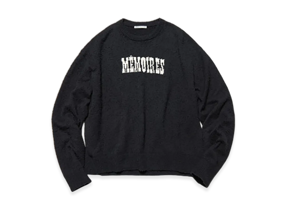 uniform experiment x Asger Jorn Memoires Jacquard Knit "Black"