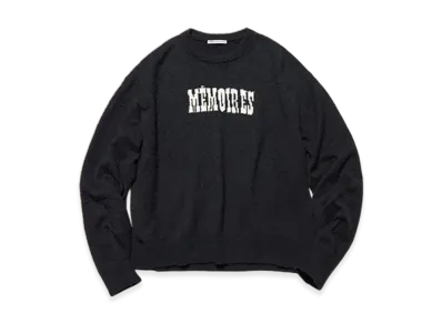 uniform experiment x Asger Jorn Memoires Jacquard Knit "Black"