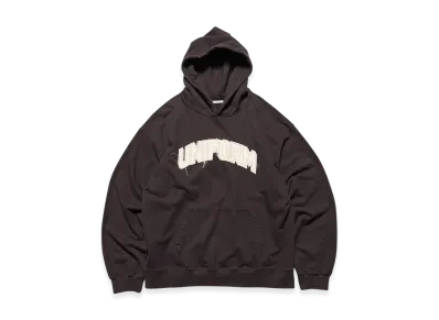 uniform experiment Cut-Out Logo Sweat Hoodie "Brown"