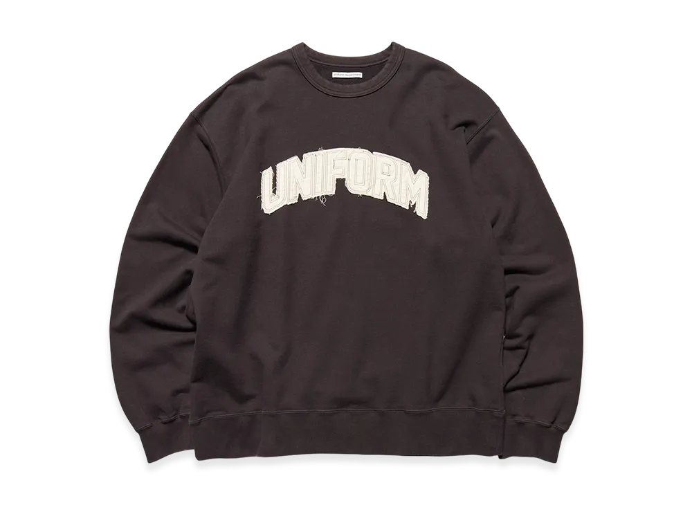 uniform experiment Cut-Out Logo Sweatshirt 