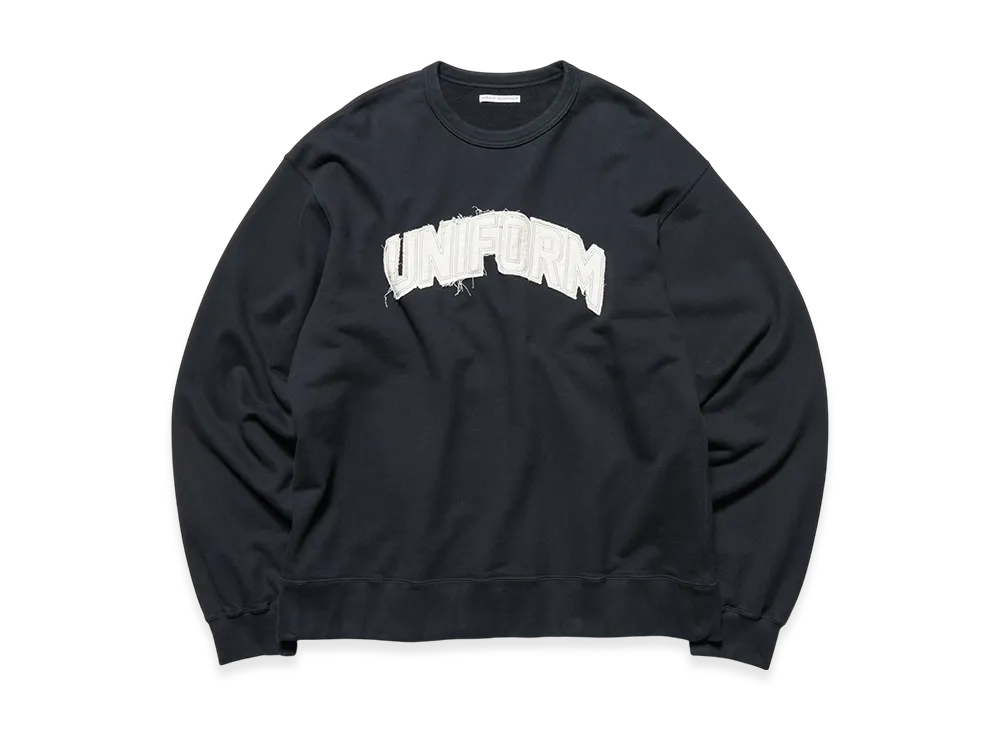 uniform experiment Cut-Out Logo Sweatshirt 