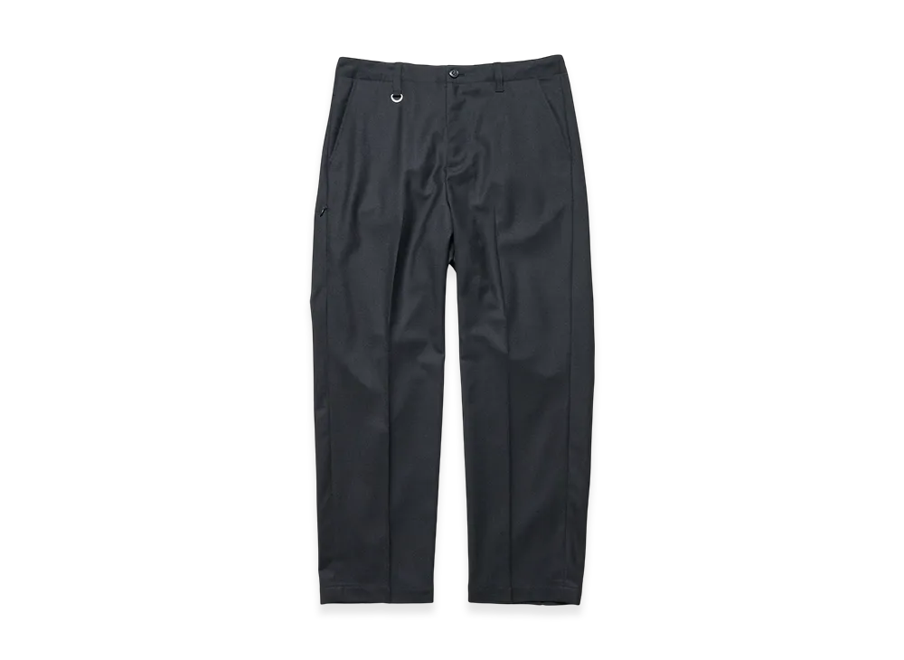 uniform experiment Stretch Wool Side Pocket Tapered Pants "Black"