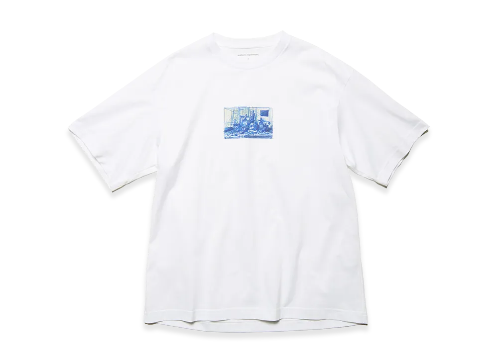 uniform experiment x Michael Cherno Sketch Tee "White"