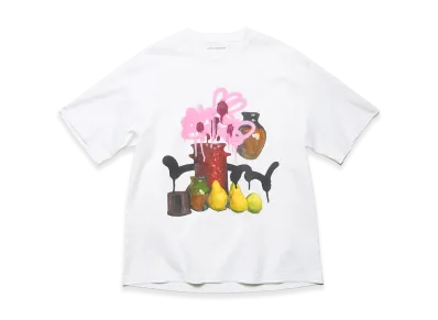 uniform experiment x Michael Cherno Red Vase Tee "White"