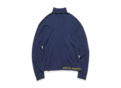 uniform experiment Waffle Turtleneck Top "Navy"