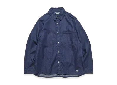 uniform experiment Nep Denim Double Pocket Shirt "Indigo"