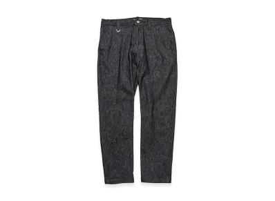 uniform experiment High Stretch Denim Tapered Pants "Black"