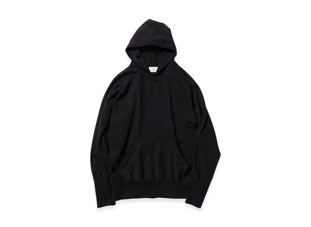 Unlikely Split Raglan Sleeve Hoodie "Black"