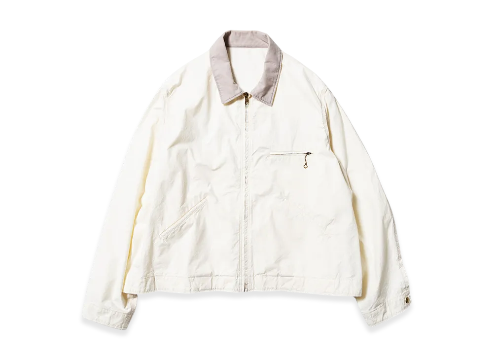Unlikely Californian Work Jacket Oxford(Embroidery) "Ivory"