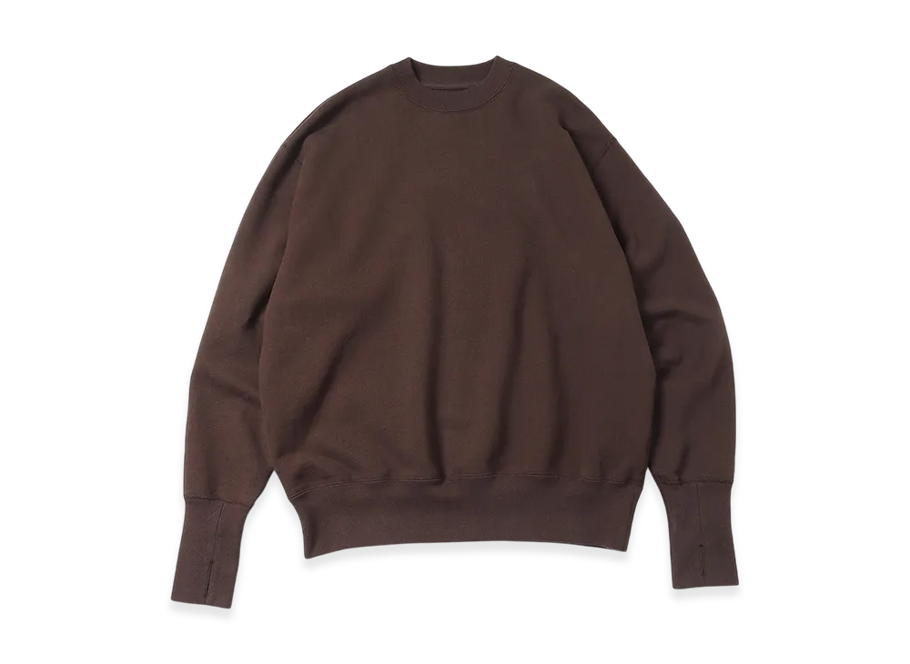 Unlikely Split Raglan Sleeve Crew "Brown"