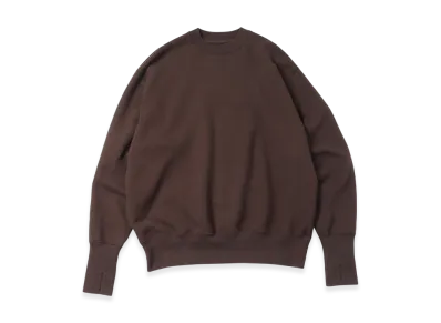 Unlikely Split Raglan Sleeve Crew "Brown"