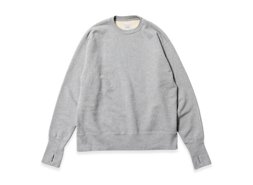 Unlikely Split Raglan Sleeve Crew "Top Gray"