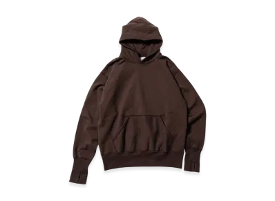 Unlikely Split Raglan Sleeve Hoodie "Brown"